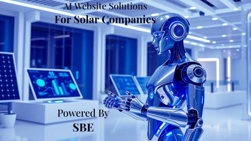 AI-powered solar website optimization