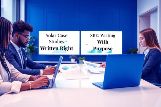 solar case study writing services