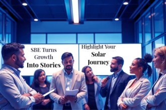 solar company milestone story writing