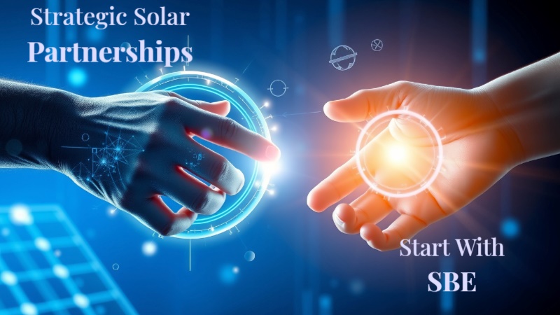 sustainable partnerships for solar companies with SBE